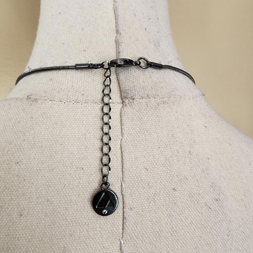 Silver Oval Pendant/Earrings Set - Picture 4 of 10